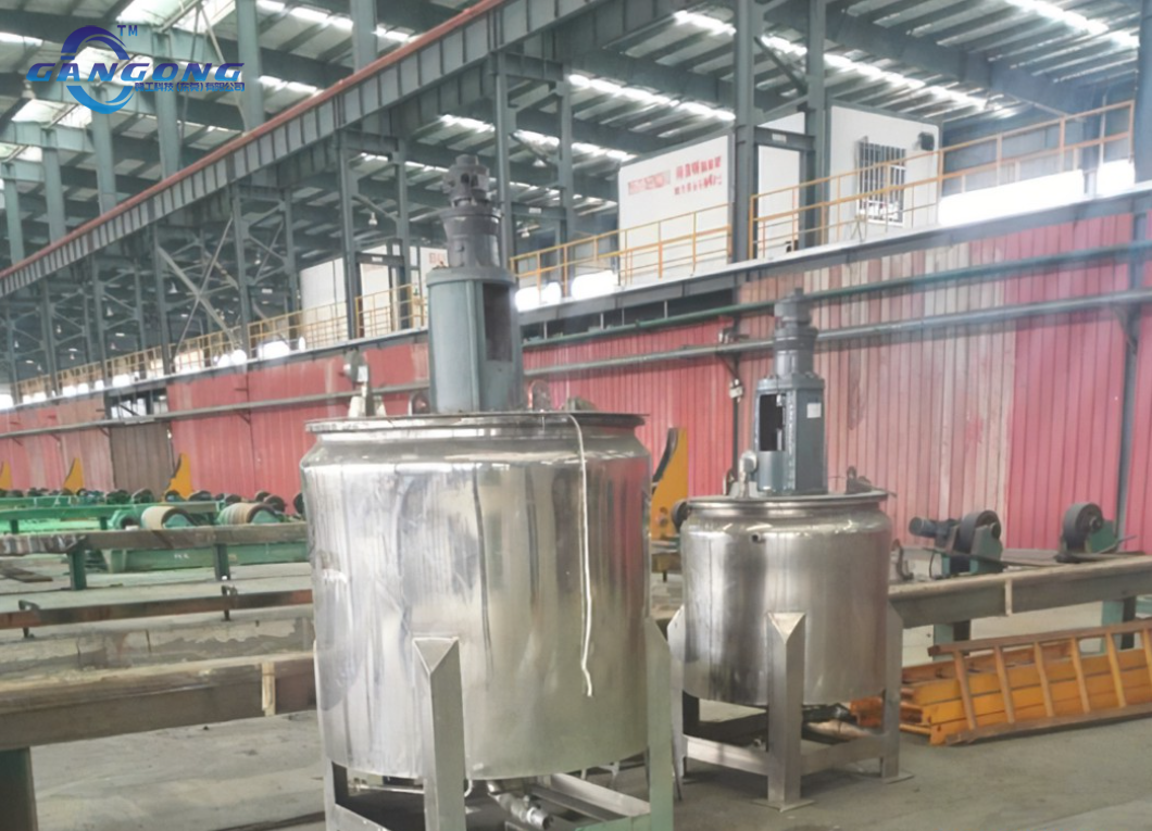 不锈钢气搅拌罐应用于船舶涂料搅拌与混合-赣工机械